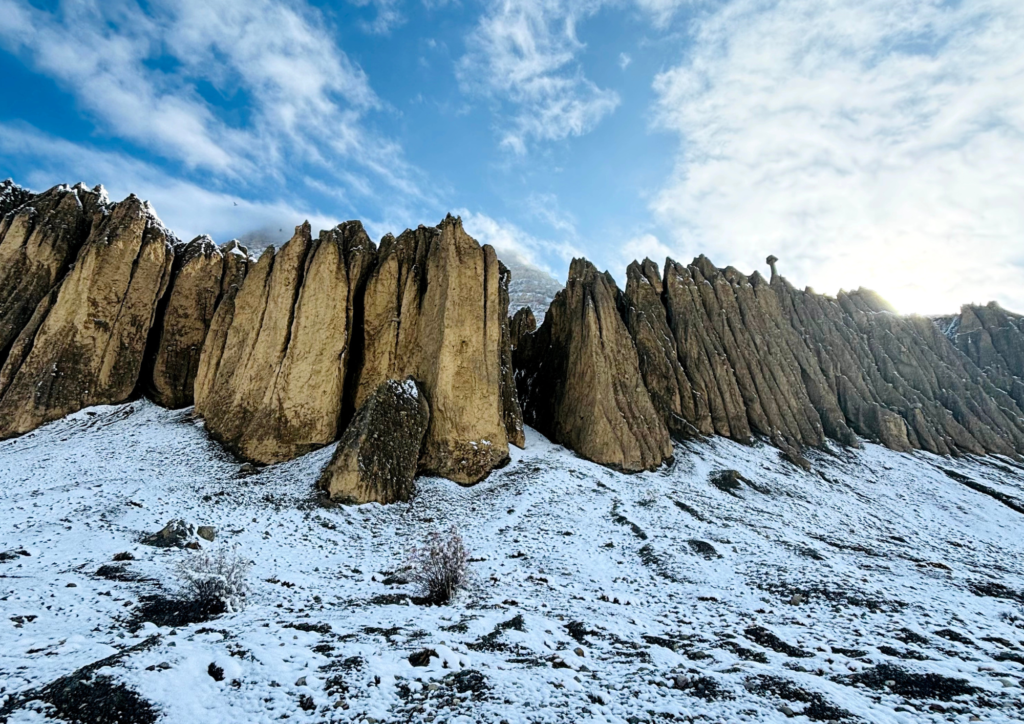 rock formations in spiti 